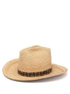 Matchesfashion.com Albertus Swanepoel - Cassidy Raffia Panama Hat - Mens - Beige