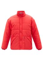 Acne Studios - Face Patch Oversized Padded Jacket - Mens - Red