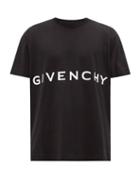 Givenchy - Logo-print Cotton-jersey T-shirt - Mens - Black