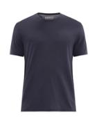 Mens Rtw Officine Gnrale - Crew-neck Pigment-dyed Jersey T-shirt - Mens - Navy