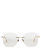 Matchesfashion.com Dior Eyewear - Diorstellaire06 Square Lense Glasses - Womens - Clear Multi