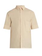 Lemaire Point-collar Short-sleeved Cotton Shirt
