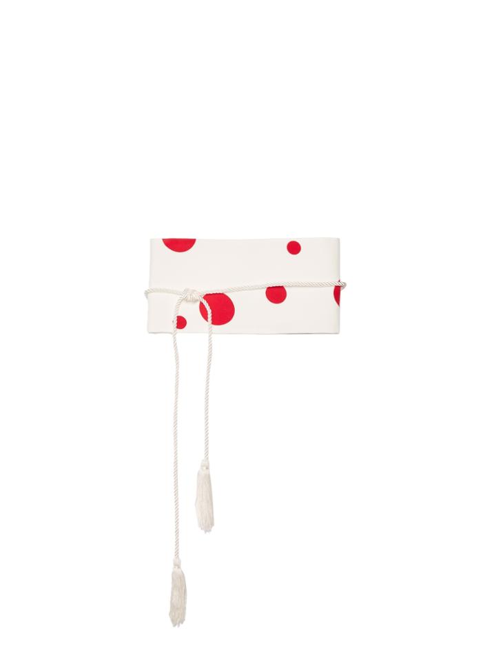Racil Obi Polka-dot Print Waist Belt