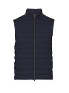 Matchesfashion.com Herno - Lightweight Quilted Gilet - Mens - Blue