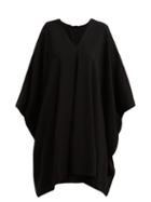 Matchesfashion.com The Row - Iona Stretch Crepe Kaftan Dress - Womens - Black