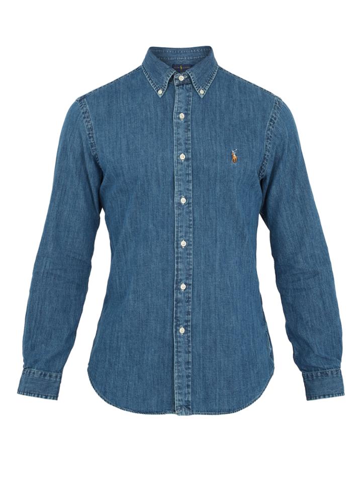 Polo Ralph Lauren Slim-fit Cotton-chambray Shirt