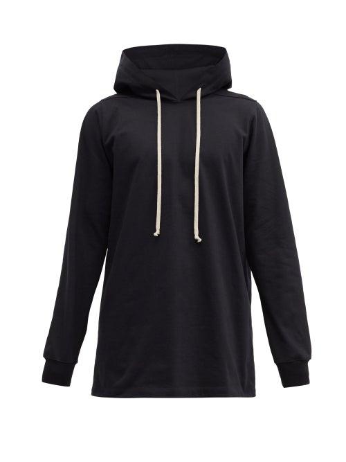 Matchesfashion.com Rick Owens - Cotton-jersey Hooded Sweatshirt - Mens - Black