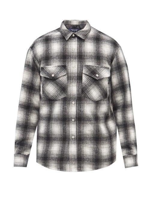 Mens Rtw Noon Goons - Tahoe Quilted Flannel Shirt - Mens - Grey