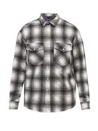 Mens Rtw Noon Goons - Tahoe Quilted Flannel Shirt - Mens - Grey