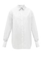 Matchesfashion.com Another Tomorrow - Oversized Organic Cotton-poplin Shirt - Womens - White