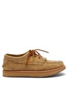 Matchesfashion.com Yuketen - Blucher Rocker Suede Shoes - Mens - Khaki