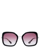 Matchesfashion.com Prada Eyewear - Oversized Square Frame Acetate Sunglasses - Womens - Black