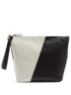 Diane Von Furstenberg Origami Bi-colour Wristlet Hand Clutch