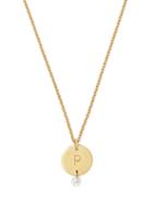 Matchesfashion.com Raphaele Canot - Set Free 18kt Gold & Diamond P Charm Necklace - Womens - Gold