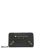 Matchesfashion.com Balenciaga - Classic Zip Around Leather Wallet - Womens - Black