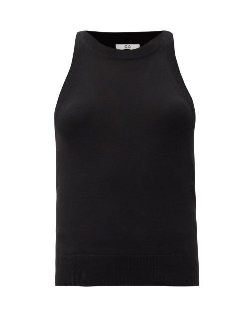 Matchesfashion.com Co - Knitted Wool Tank Top - Womens - Black