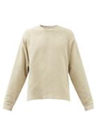 Acne Studios - Farmy Cotton-fleece Sweatshirt - Mens - Light Green