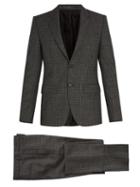 Matchesfashion.com Givenchy - Single Breasted Houndstooth Wool Suit - Mens - Grey