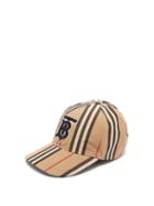 Matchesfashion.com Burberry - Icon Stripe Cotton Baseball Cap - Mens - Beige Multi