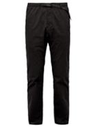 Matchesfashion.com Gramicci - Belted Stretch Cotton Twill Trousers - Mens - Black