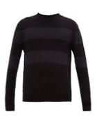 Matchesfashion.com Iris Von Arnim - Marlon Striped Cashmere Sweater - Mens - Navy