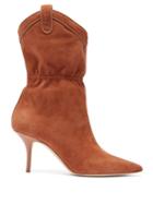 Matchesfashion.com Malone Souliers By Roy Luwolt - Daisy Suede Ankle Boots - Womens - Tan