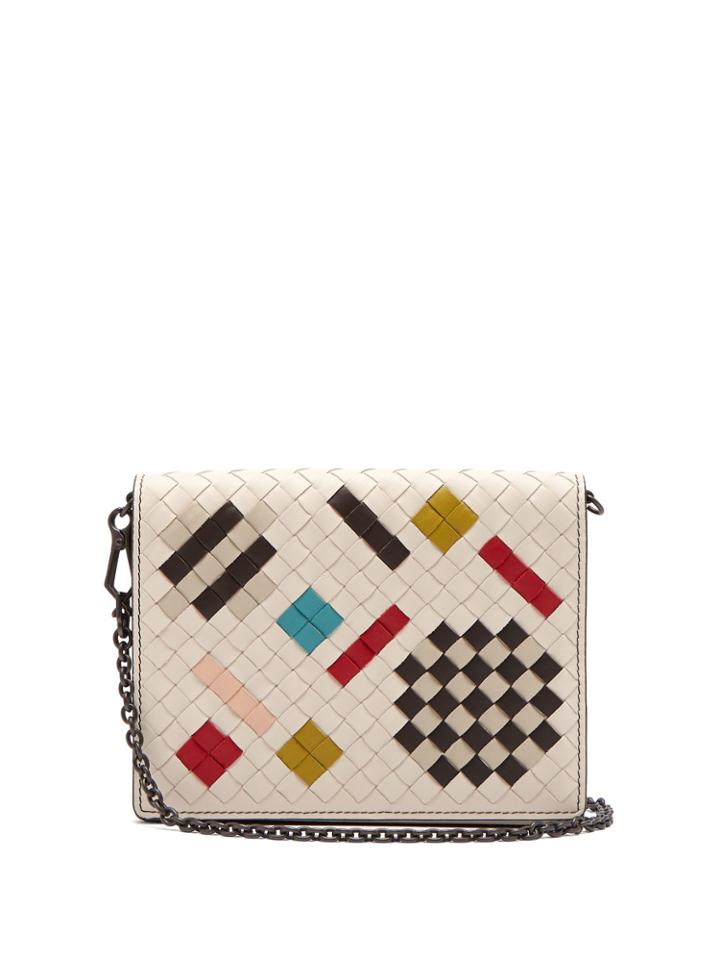 Bottega Veneta Intrecciato Leather Cross-body Wallet Bag