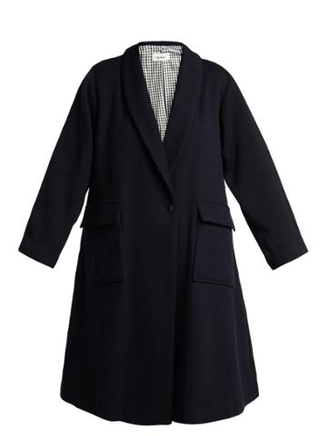 Chimala Single-breasted Wool Coat
