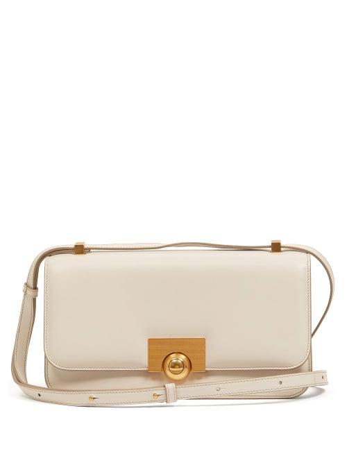 Matchesfashion.com Bottega Veneta - The Classic Leather Cross Body Bag - Womens - White