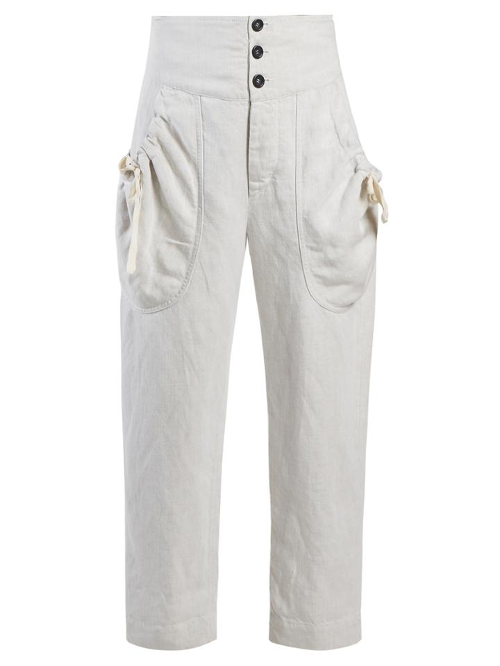 Isabel Marant Étoile Fliff High-rise Cropped Jeans