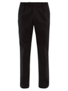 Matchesfashion.com Holiday Boileau - Nico Cotton Relaxed Fit Chino Trousers - Mens - Black
