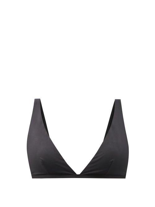 Matchesfashion.com Asceno - The Cannes Triangle Bikini Top - Womens - Black
