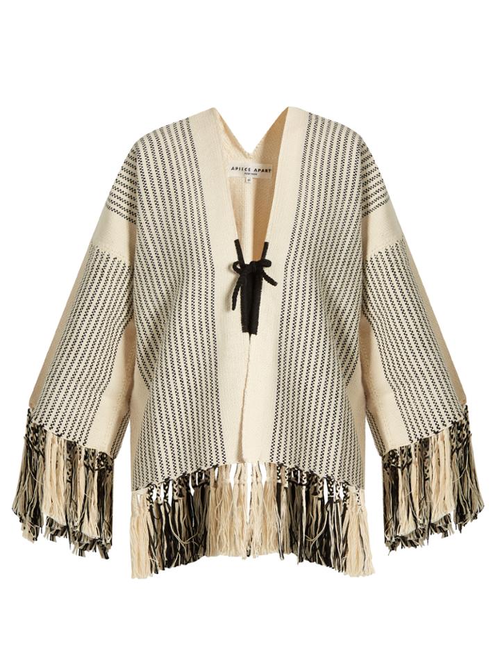 Apiece Apart Chan Chan Fringed Jacket
