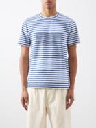 A.p.c. - Marinheiro Striped Organic-cotton T-shirt - Mens - Blue Stripe