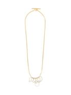 Matchesfashion.com Jil Sander - Crystal Embellished Ring Pendant Necklace - Womens - Gold