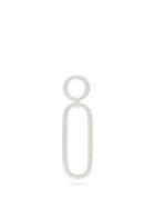Matchesfashion.com Alta Ora - Closed Curve Sterling Silver Drop Single Earring - Womens - Silver