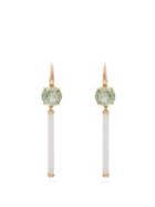 Matchesfashion.com Francesca Villa - Mopsy Prasiolite & 18kt Gold Earrings - Womens - Blue