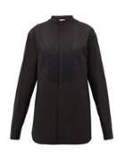 Matchesfashion.com Jil Sander - Wednesday P.m. Pintucked Cotton Shirt - Womens - Black