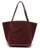 Matchesfashion.com The Row - Park Canvas And Leather Tote Bag - Womens - Dark Red