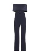Galvan Off-the-shoulder Crepe Jumpsuit