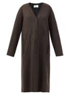 Matchesfashion.com The Row - Velona Single-breasted Wool Coat - Womens - Brown