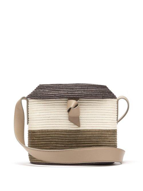 Matchesfashion.com Cesta Collective - Lady Bag 3 Woven Sisal Basket Bag - Womens - Cream Multi
