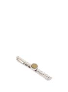 Matchesfashion.com Bottega Veneta - Engraved Sterling Silver Tie Pin - Mens - Silver Multi