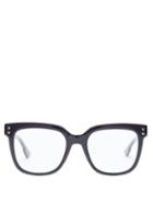 Matchesfashion.com Dior Eyewear - Diorcd1 Square Frame Acetate Glasses - Womens - Black