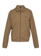 Matchesfashion.com Polo Ralph Lauren - Bayport Brushed Cotton Poplin Windbreaker Jacket - Mens - Tan
