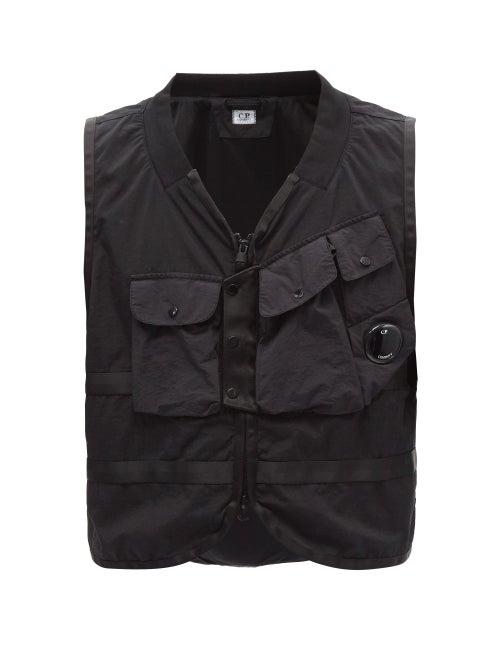 C.p. Company - Taylon P Nylon-shell Utility Vest - Mens - Black