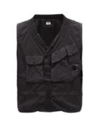 C.p. Company - Taylon P Nylon-shell Utility Vest - Mens - Black