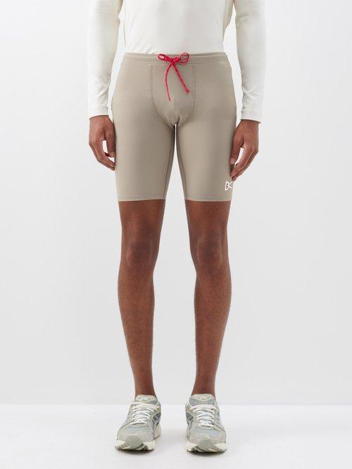 District Vision - Tomtom Half Tights - Mens - Stone