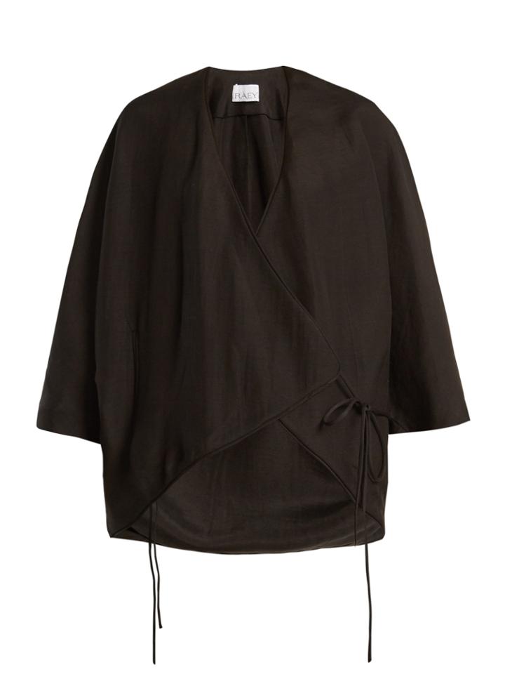 Raey Grosgrain Kimono Jacket