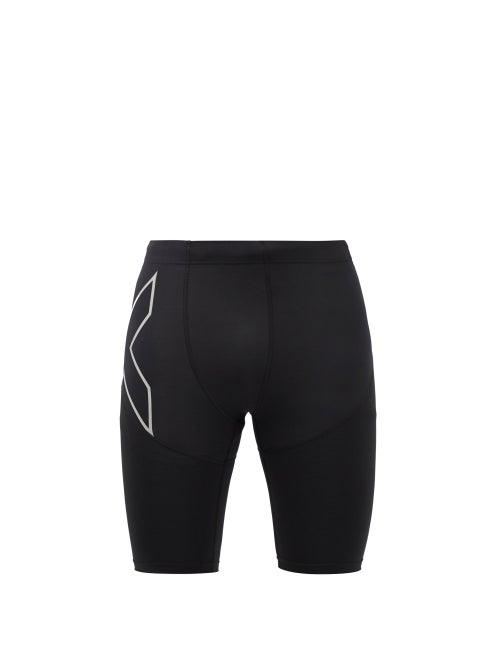 2xu - Aero Vent Compression Shorts - Mens - Black Silver